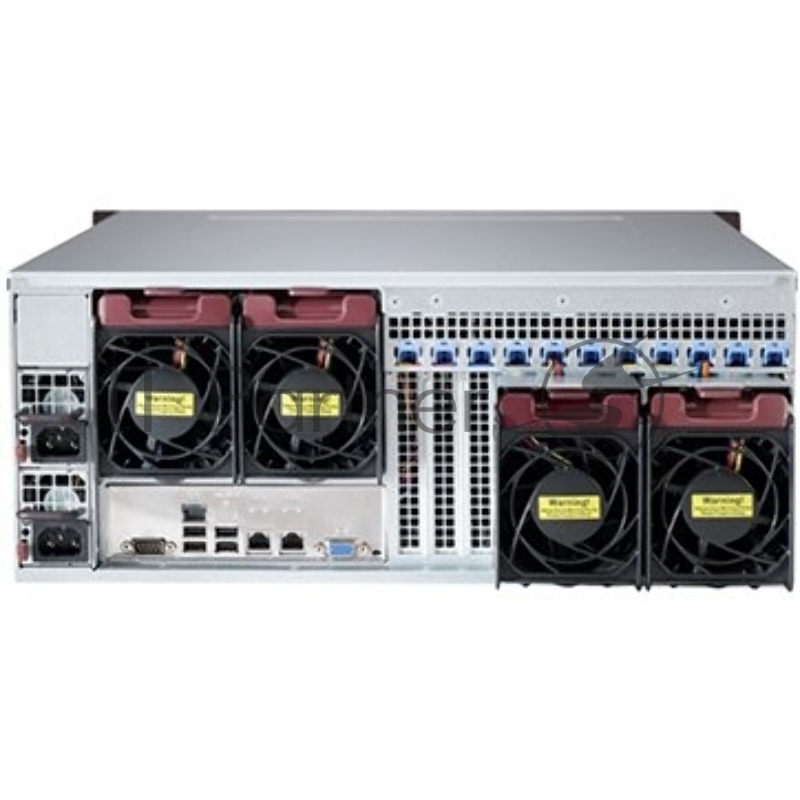 Корпус Supermicro server chassis CSE-842XTQC-R804B, 4U rackmount chassis, Dual and Single Intel and AMD processors, 5 x 3.5 hot-swap SAS/SATA, 3 x standard 5.25 drive bay, 800W RPSU