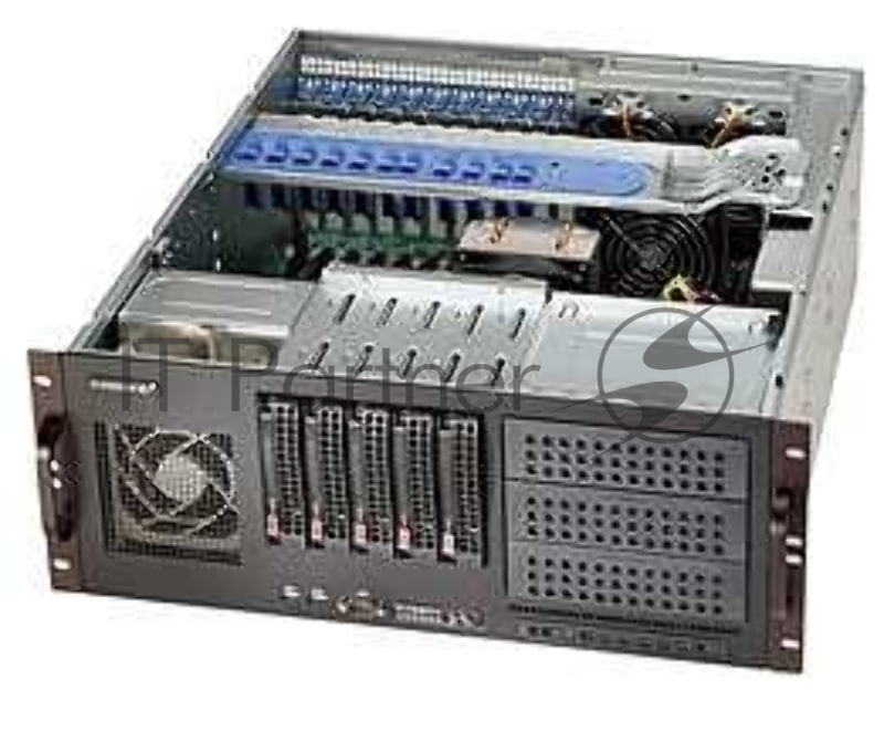 Корпус Supermicro server chassis CSE-842XTQC-R804B, 4U rackmount chassis, Dual and Single Intel and AMD processors, 5 x 3.5 hot-swap SAS/SATA, 3 x standard 5.25 drive bay, 800W RPSU
