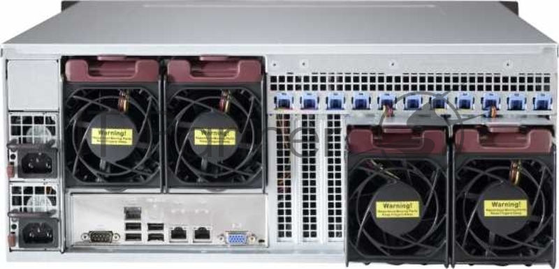 Корпус Supermicro server chassis CSE-842XTQC-R804B, 4U rackmount chassis, Dual and Single Intel and AMD processors, 5 x 3.5 hot-swap SAS/SATA, 3 x standard 5.25 drive bay, 800W RPSU