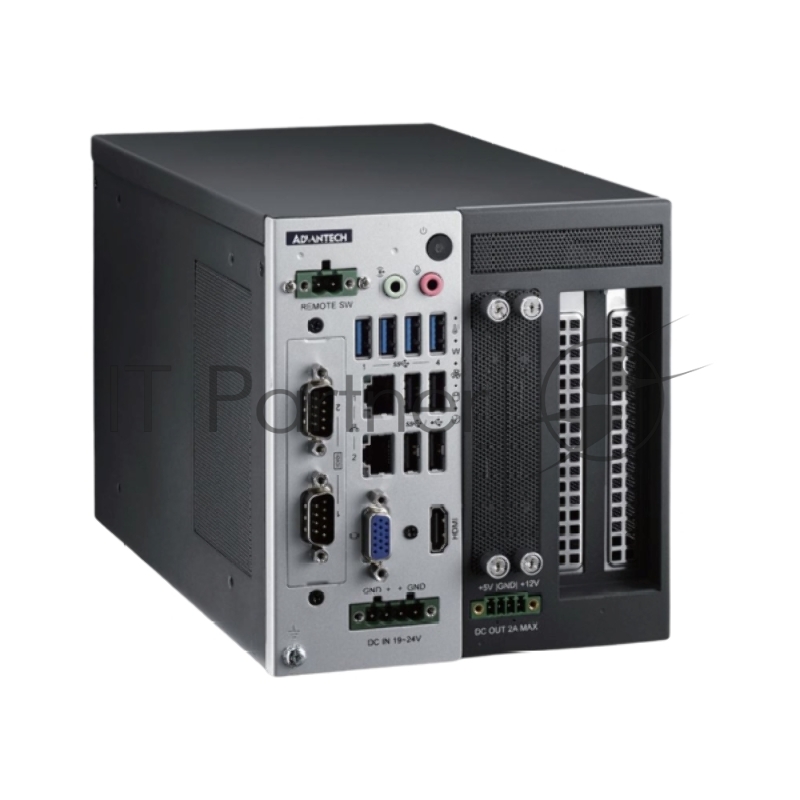 Промышленный корпус Advantech IPC-240-01A1 Desktop/Wallmount Chassis, Drive bays: 2*2.5, 2*Advantech i-Door, Совместим с платами PCE-2029 & PCE-2129, Без блока питания, Dim(WHD): 180 x 150 x 230mm