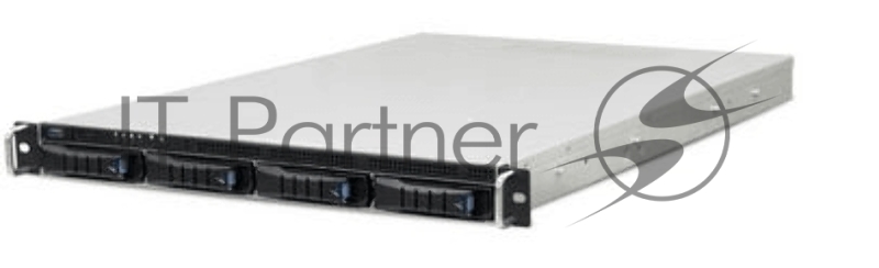 Корпус компьютерный AIC SB101-LE 1U short, 4HS bay (3.5”), 4x2.5” (internal), s1151, single 400W, w/sliding rail and heatsinks