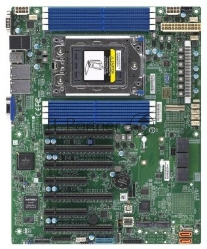 Материнская плата SuperMicro MBD-H11SSL-i-O Single AMD EPYC™ 7000-Series/Up to 1TB Registered ECC/3 PCI-E 3.0 x16,3 PCI-E 3.0 x8/16 SATA3, 1 M.2/Dual LAN Ports/IPMI