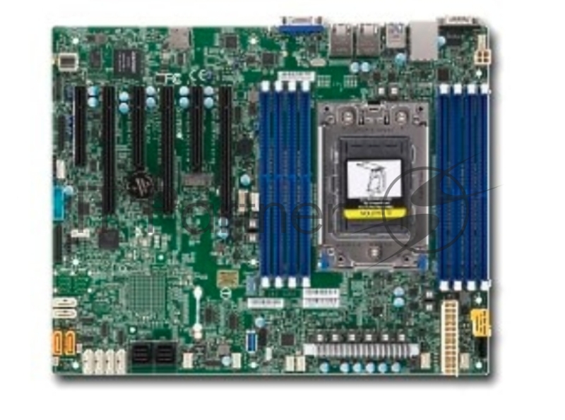 Материнская плата SuperMicro MBD-H11SSL-i-O Single AMD EPYC™ 7000-Series/Up to 1TB Registered ECC/3 PCI-E 3.0 x16,3 PCI-E 3.0 x8/16 SATA3, 1 M.2/Dual LAN Ports/IPMI