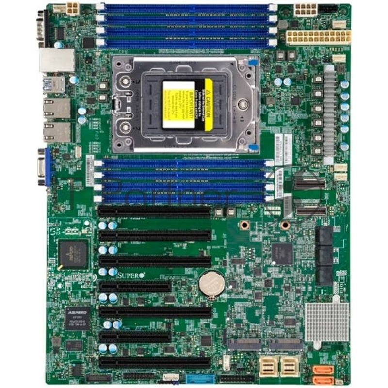 Материнская плата SuperMicro MBD-H12SSL-NT-O Single AMD EPYC™ 7002 Series/2TB Registered/5 PCI-E 4.0 x16,2 PCI-E 4.0 x8,M.2 Interface/2 SlimSAS x8/Dual 10GBase-T LAN/AST2500 BMC/Up to 6 USB 3.0