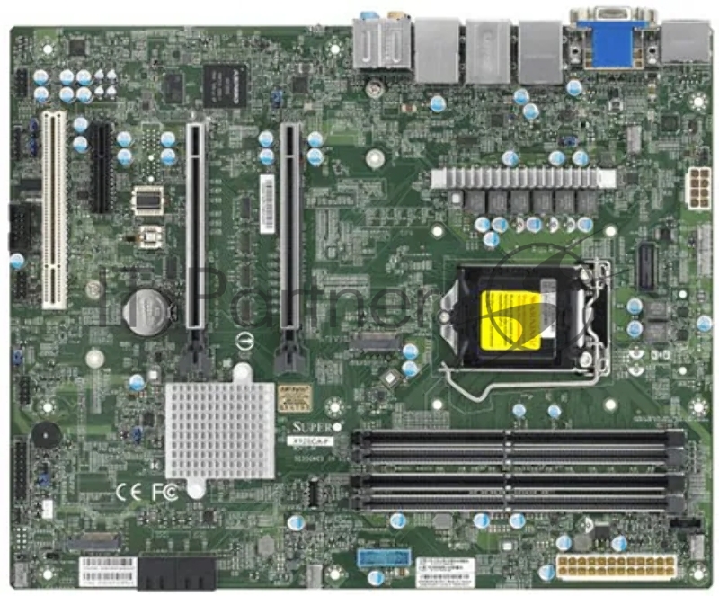 Материнская плата SuperMicro MBD-X12SCA-F-B W-1200 CPU, 4 DIMM slots, Intel W480 controller for 4 SATA3 (6 Gbps) ports, RAID 0,1,5,10, 1 PCI-E 3.0 x4, 2 PCI-E 3.0 x16 slots, bulk