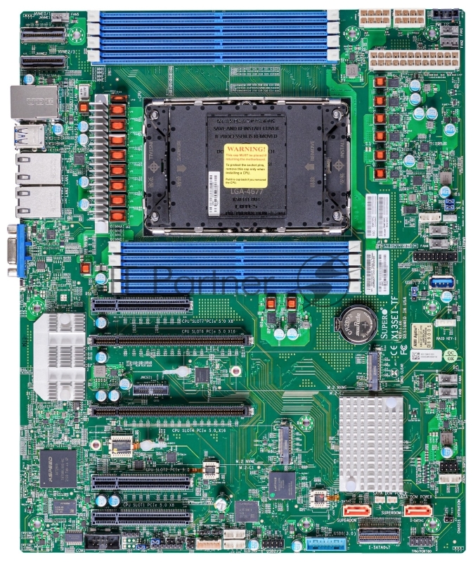 Материнская плата MBD-X12STL-F-B Intel® Xeon® E-2300 Processor, 10th Generation Intel® Pentium® Processor, Single Socket LGA-1200 (Socket H5) supported,CPU supports Up to 95W TDP,Intel® C252,Up to 128GB Unbuffered ECC UDIMM,DDR4-3200MHz, in 4 DIMM s