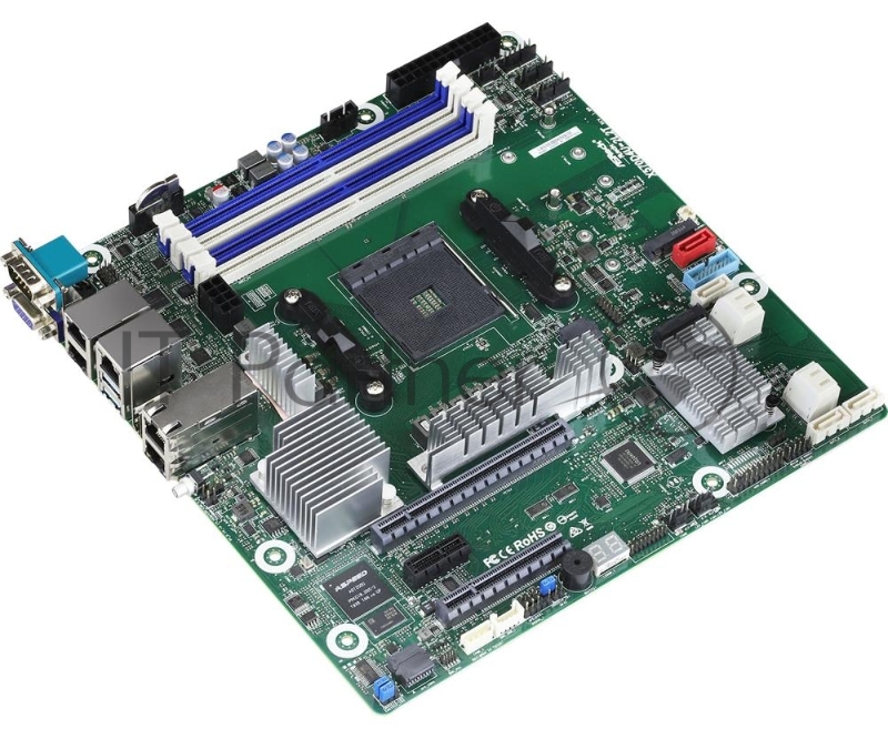 Серверная материнская плата ASROCK X570D4U-2L2T AMD X570 SAM4 MATX