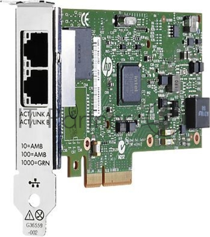 Адаптер HPE Ethernet 1Gb 2P 361T (652497-B21)