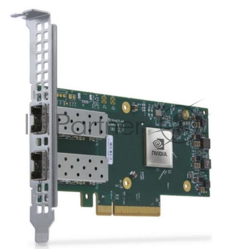 Сетевая карта ConnectX-6 Dx EN adapter card, 25GbE, Dual-port SFP28, PCIe 4.0 x8, No Crypto, Tall Bracket