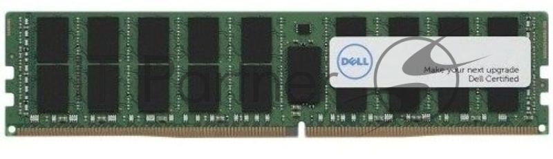Модуль памяти DELL 64GB (1x64GB) RDIMM Dual Rank 2933MHz - Kit for 14G servers (analog 370-AEQG)