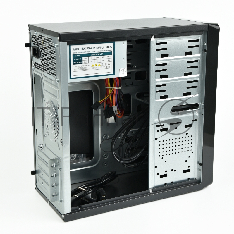 Корпус системного блока вычислительной машины, модель ABR Office micro F3 с блоком питания ATX500W