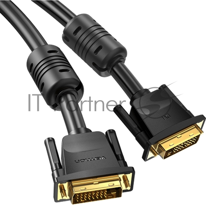 Кабель Vention DVI-D Dual link 25M/25M с ферритовым фильтром - 2м.