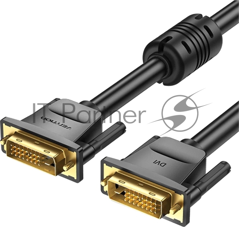 Кабель Vention DVI-D Dual link 25M/25M с ферритовым фильтром - 2м.