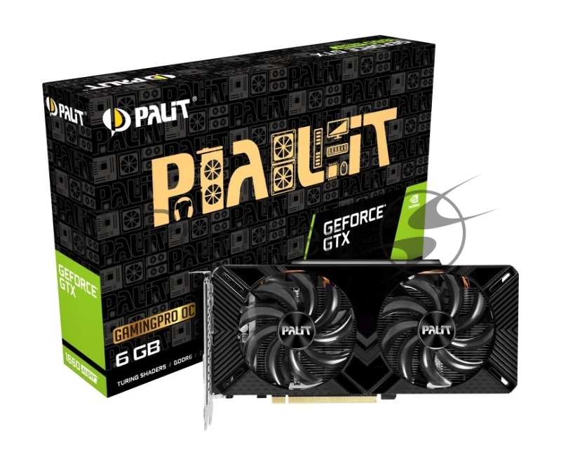 Видеокарта Palit PCIE16 GTX1660 SUPER 6GB W/O LED GTX1660S GP OC6G