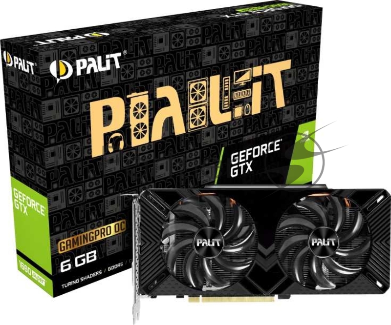 Видеокарта Palit PCIE16 GTX1660 SUPER 6GB W/O LED GTX1660S GP OC6G
