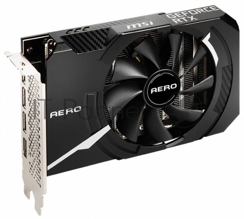 Видеокарта MSI PCI-E 4.0 RTX 3060 Ti AERO ITX 8G OC LHR NVIDIA GeForce RTX 3060Ti 8192Mb 256 GDDR6 1695/14000 HDMIx1 DPx3 HDCP Ret