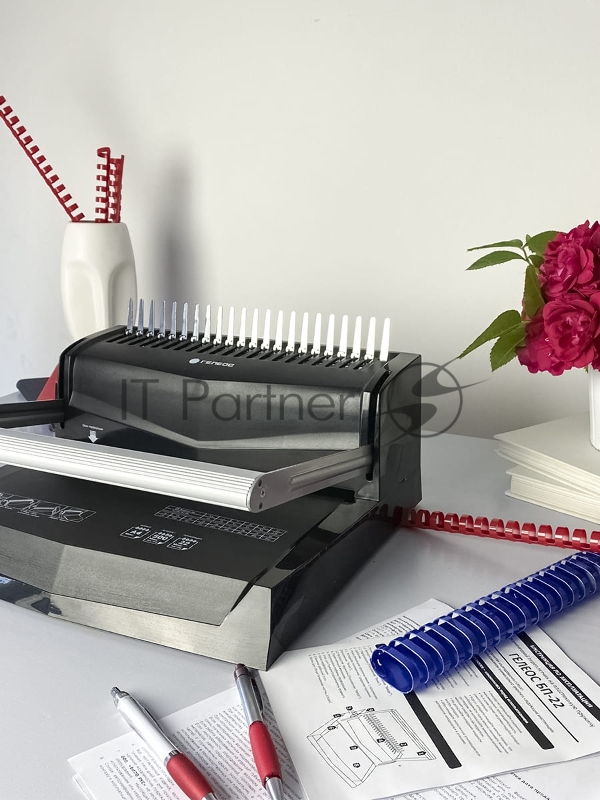 Переплетчик Heleos БП-22 A4/перф.13л.сшив/макс.500л./пл (6-51мм)