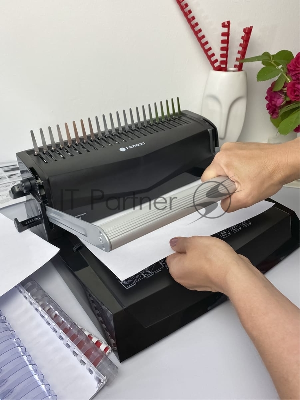 Переплетчик Heleos БП-22 A4/перф.13л.сшив/макс.500л./пл (6-51мм)