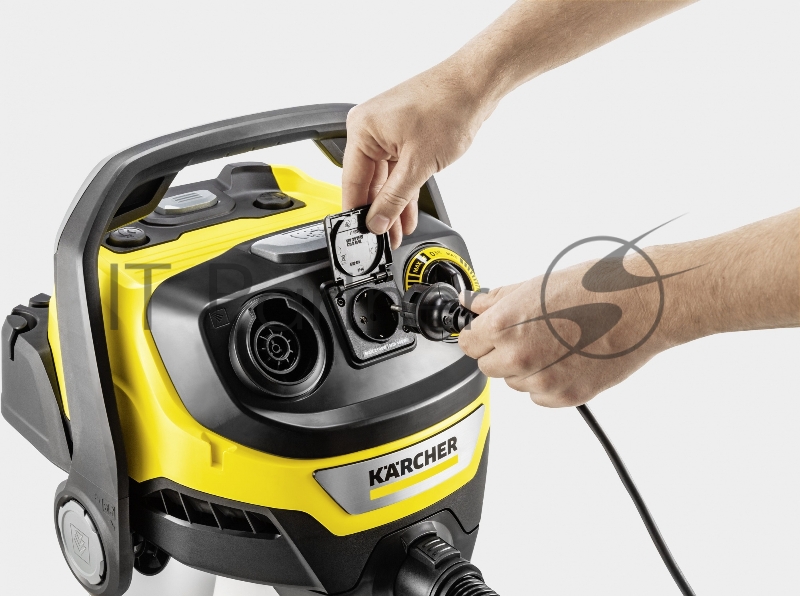 Строительный пылесос Karcher WD 6 P S V-30/6/22/T 1300Вт (уборка: сухая/сбор воды) желтый
