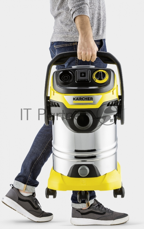 Строительный пылесос Karcher WD 6 P S V-30/6/22/T 1300Вт (уборка: сухая/сбор воды) желтый