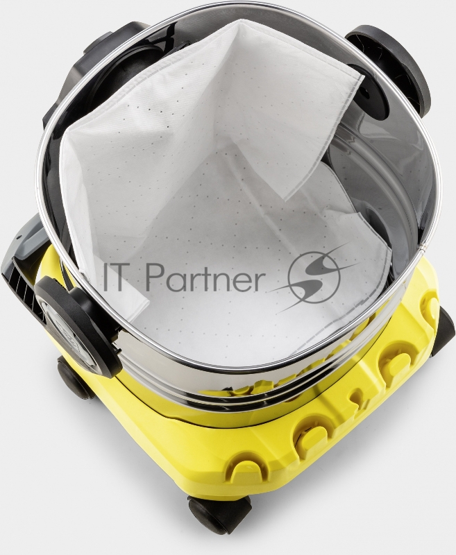 Строительный пылесос Karcher WD 6 P S V-30/6/22/T 1300Вт (уборка: сухая/сбор воды) желтый