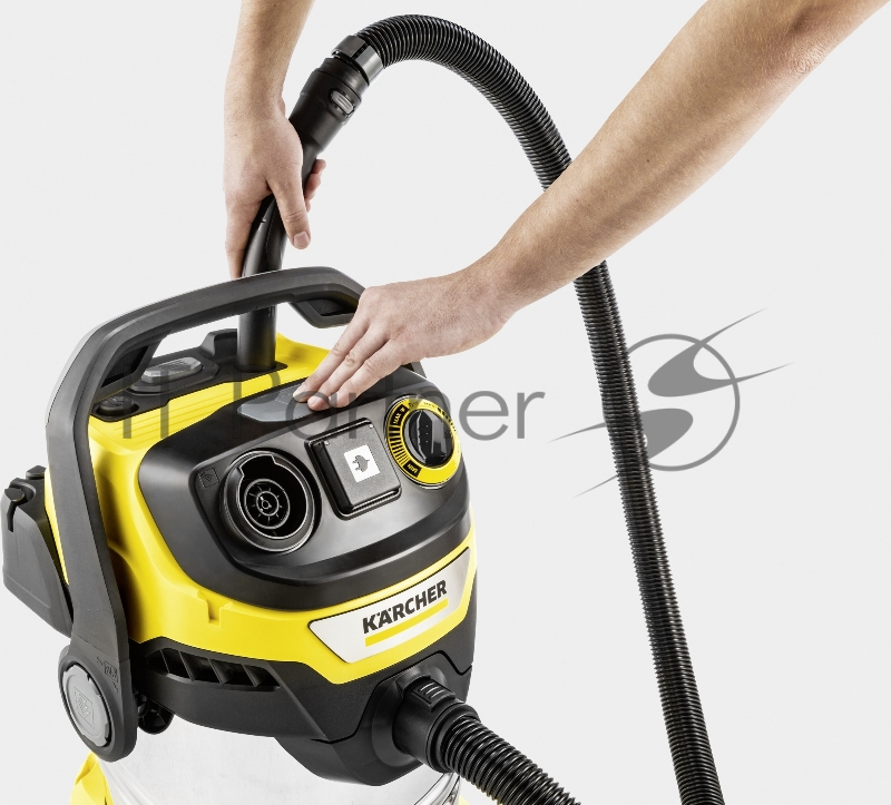 Строительный пылесос Karcher WD 6 P S V-30/6/22/T 1300Вт (уборка: сухая/сбор воды) желтый