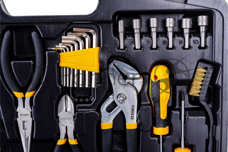 Набор инструментов Deko DKMT113 113 предметов (жесткий кейс)