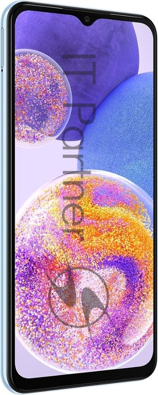Смартфон Samsung SM-A235F Galaxy A23 128Gb 4Gb голубой моноблок 3G 4G 2Sim 6.6 1080x2408 Android 12 50Mpix 802.11 a/b/g/n/ac NFC GPS GSM900/1800 GSM1900 microSD max1024Gb