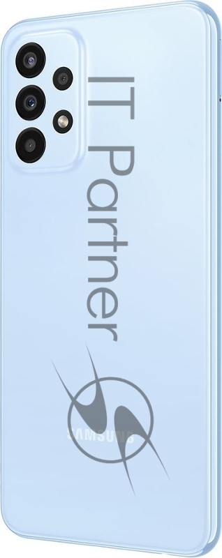 Смартфон Samsung SM-A235F Galaxy A23 128Gb 4Gb голубой моноблок 3G 4G 2Sim 6.6 1080x2408 Android 12 50Mpix 802.11 a/b/g/n/ac NFC GPS GSM900/1800 GSM1900 microSD max1024Gb