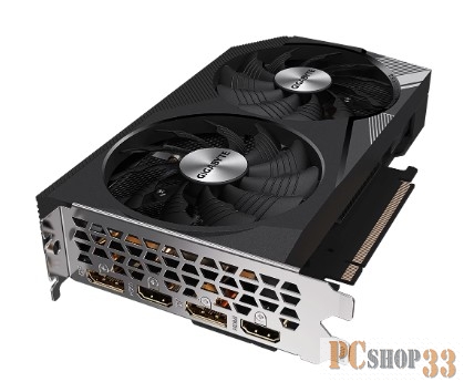 Видеокарта Gigabyte PCI-E 4.0 GV-N306TWF2OC-8GD NVIDIA GeForce RTX 3060Ti 8192Mb 256 GDDR6 1680/14000 HDMIx2 DPx2 HDCP Ret