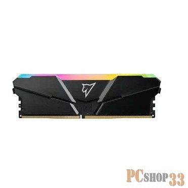 Модуль памяти DDR 4 DIMM 16Gb PC25600, 3200Mhz, Netac Shadow NTSRD4P32SP-16E, RGB, C16 Grey, с радиатором