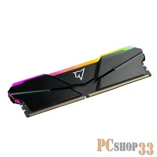 Модуль памяти DDR 4 DIMM 16Gb PC25600, 3200Mhz, Netac Shadow NTSRD4P32SP-16E, RGB, C16 Grey, с радиатором