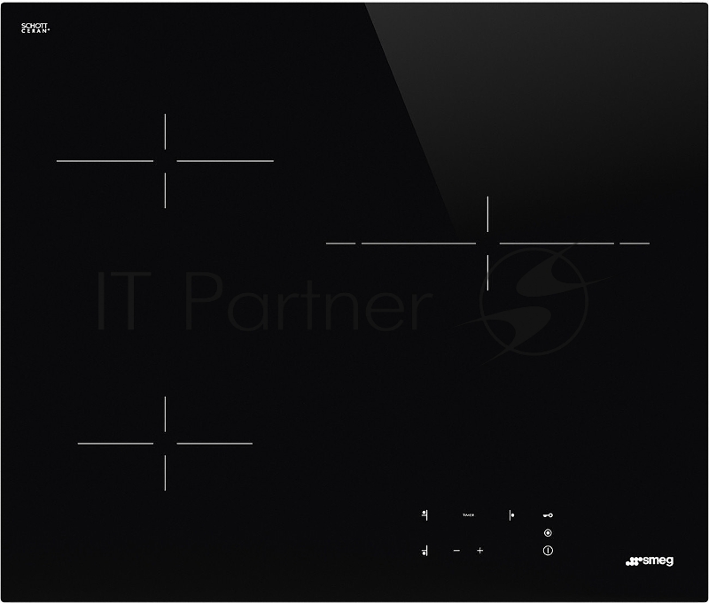 Встраиваемая электрическая панель SMEG/ Cтеклокерамическая варочная панель, 60 см, прямой край