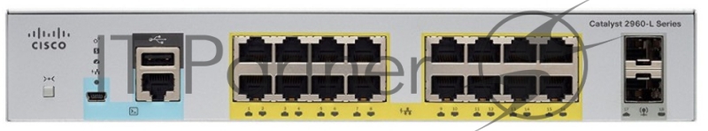 Коммутатор Cisco WS-C2960L-16PS-LL