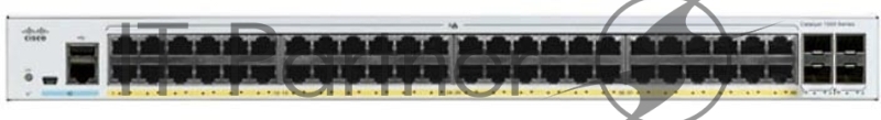 Коммутатор Cisco Catalyst 1000 48 port FE, 2x1G SFP ,2X1G combo