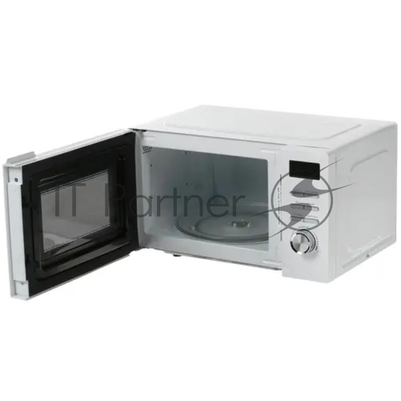 Печь микроволновая, Объем 20 литров, Мощность 700 ватт, Цифровое управление, 5 уровней мощности, Таймер на 60 минут, Диаметр поворотного стола 255 мм, 8 автоматических программ приготовления, Функция разморозки, Внутренняя подсветка, Блокировка от