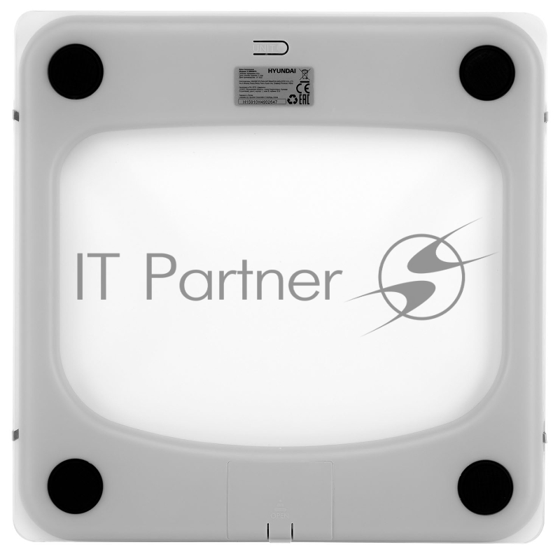 Весы напольные электронные Hyundai H-BS03670 макс.180кг белый