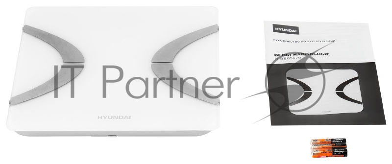 Весы напольные электронные Hyundai H-BS03670 макс.180кг белый