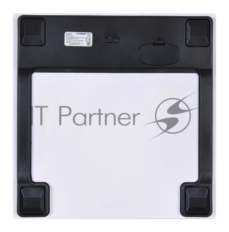 Весы напольные электронные Hyundai H-BS03781 макс.180кг белый