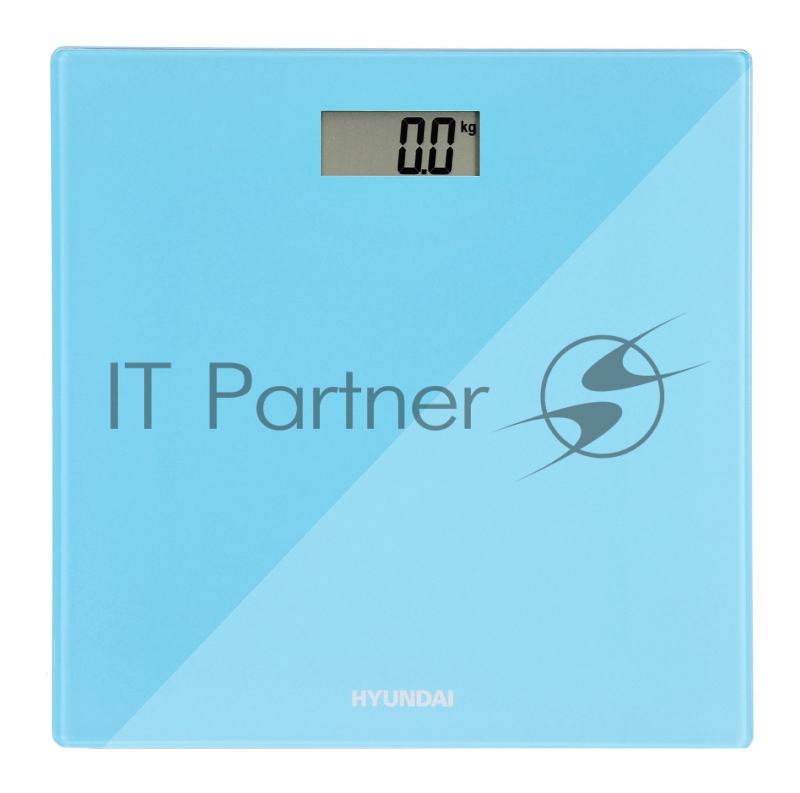 Весы напольные электронные Hyundai H-BS03783 макс.180кг голубой