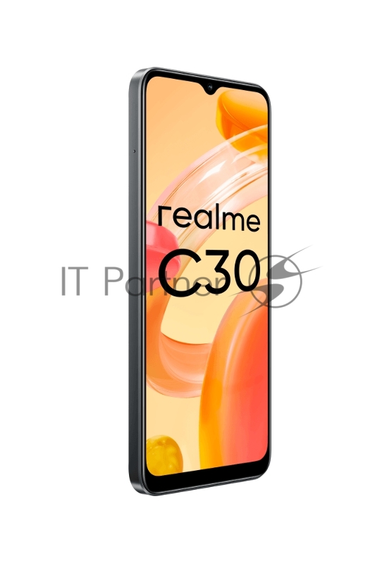Смартфон Realme C30 64Gb 4Gb черный моноблок 3G 4G 6.5 720x1600 Android 11 8Mpix 802.11 b/g/n GPS GSM900/1800 GSM1900 TouchSc