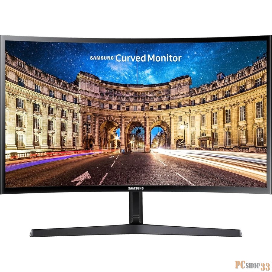 Монитор Samsung 23.5 C24F396FHI черный VA LED 16:9 HDMI матовая 250cd 178гр/178гр 1920x1080 D-Sub FHD 3.3кг