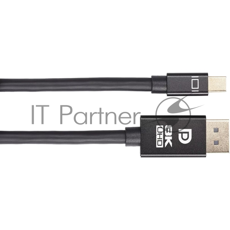 Кабель 1.4V Mini DisplayPort M <--> Display Port M 1,8м 4K@120HZ 8K@60HZ Telecom (TA683M-1.8M)