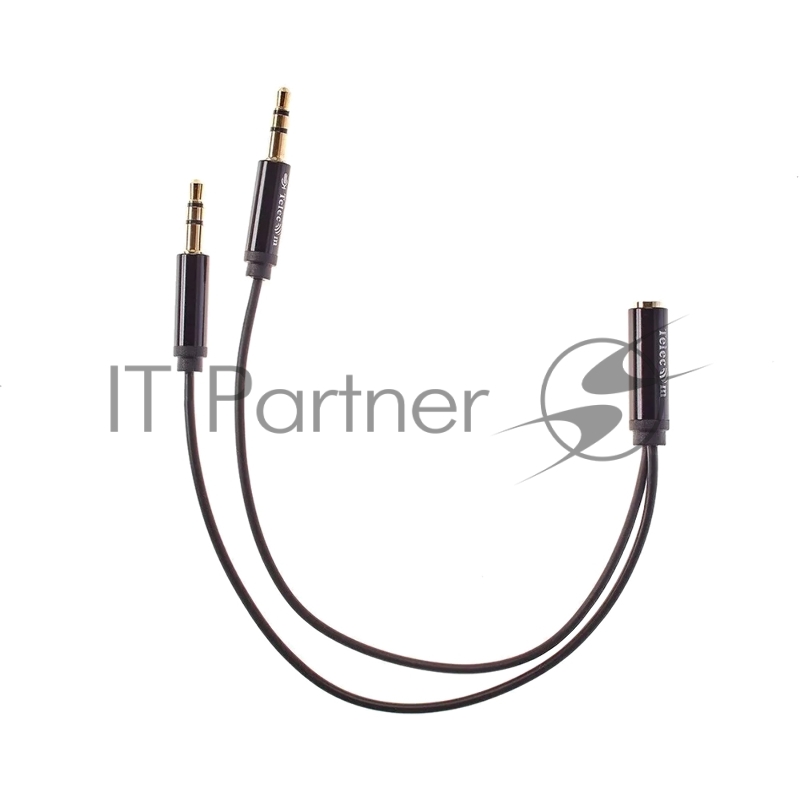 Кабель-адаптер 2*3.5ST(M)/3.5 ST(F), 0.2м, Telecom PRO <TAV205M-0.2M>