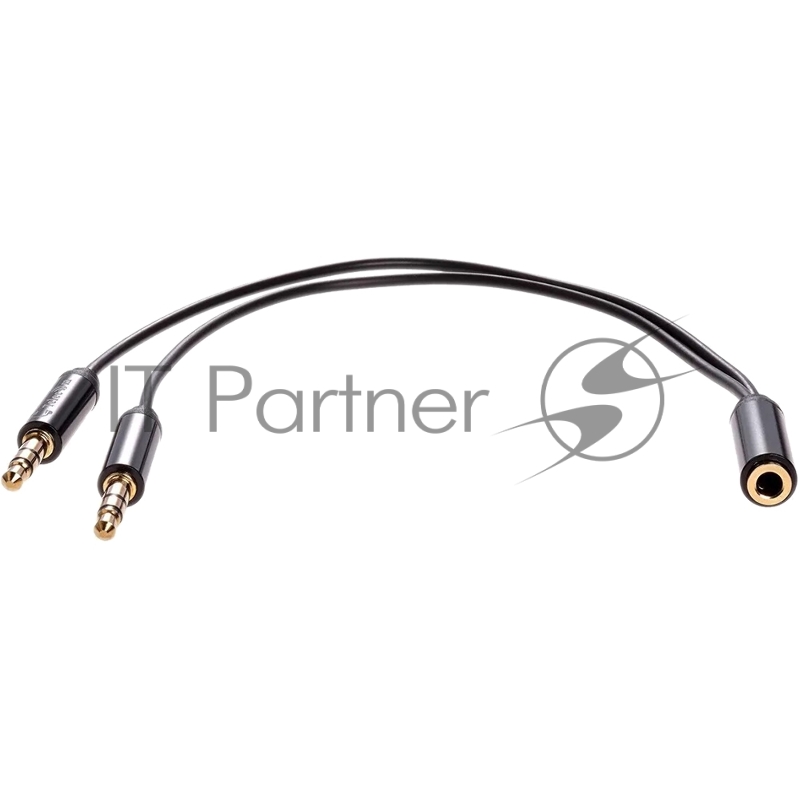 Кабель-адаптер 2*3.5ST(M)/3.5 ST(F), 0.2м, Telecom PRO <TAV205M-0.2M>