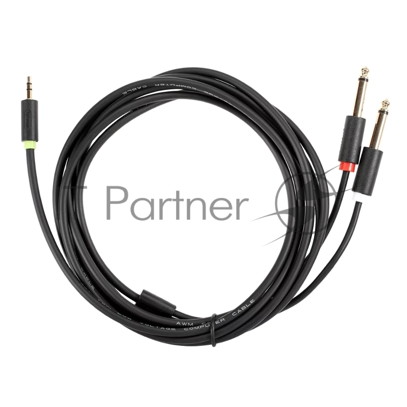 Кабель-адаптер 3.5ST(M)/2X6.35 ST(M), 3м, Telecom PRO <TAV6168-3M>