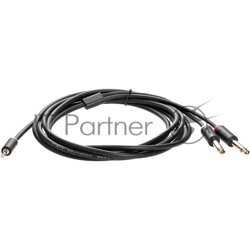 Кабель-адаптер 3.5ST(M)/2X6.35 ST(M), 3м, Telecom PRO <TAV6168-3M>