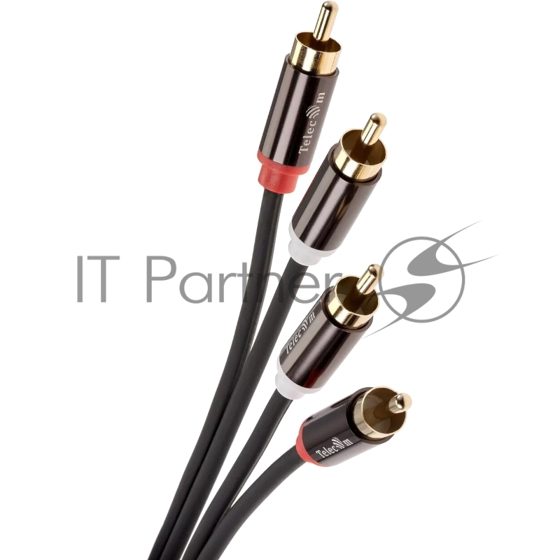 Кабель соединит 2xRCA (M) - 2xRCA (M),1.5m, TelecomPRO <TAV7158M-1.5M>