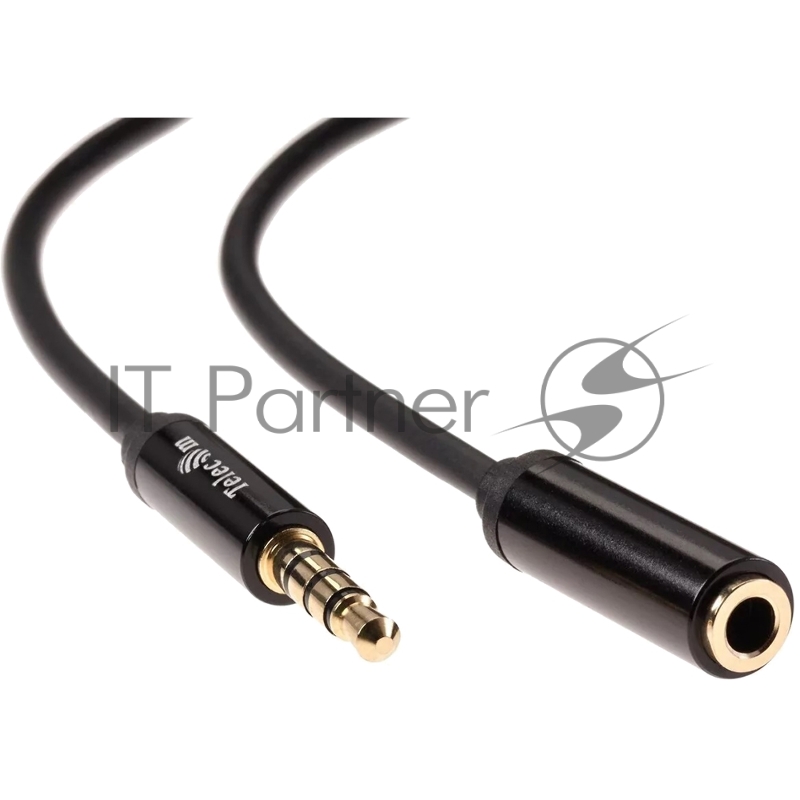 Кабель удлинит 3.5 Jack (M) - 3.5 Jack (F), 1м Telecom PRO <TAV7179M-1M>