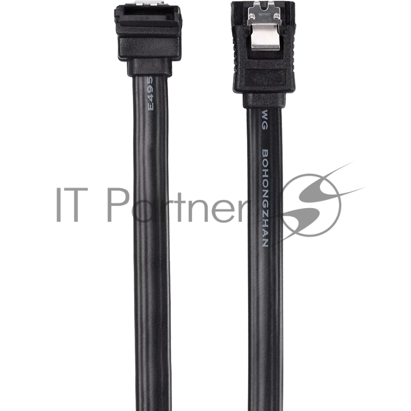 Кабель SATA M --SATA M 3.0V 7 pin угловой разъем Telecom 0.5m <TUS705-0.5M>